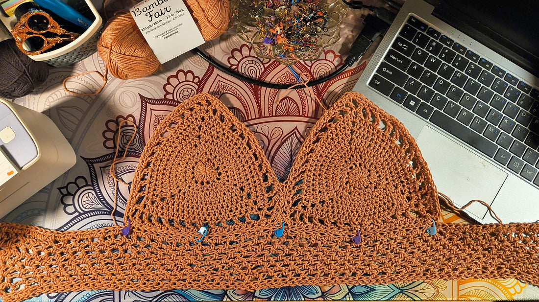 Designing the Desert Siren Crochet Top | Lightweight DK Yarn Crochet Design