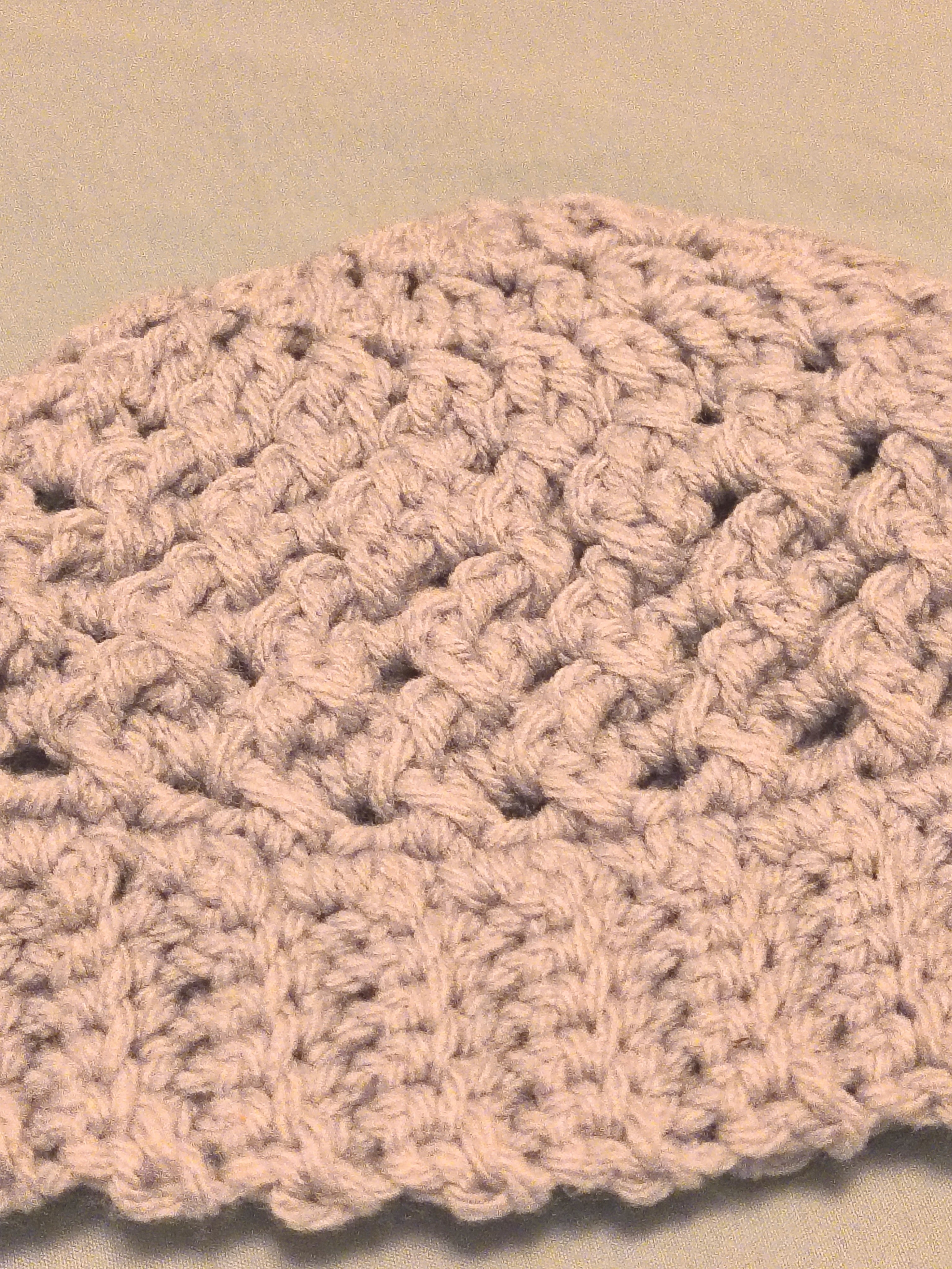 Silver Gray Crochet Baby Hat – Newborn Beanie, Handmade Baby Hat, Soft Neutral Infant Hat, Cozy Baby Gift