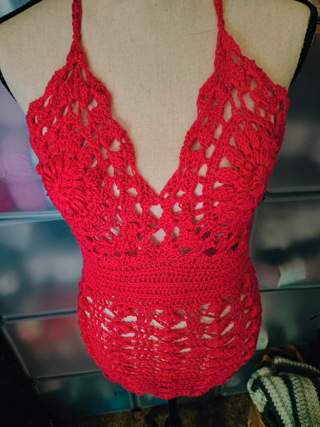 Lotus Blossom Top Crochet PATTERN (PDF)