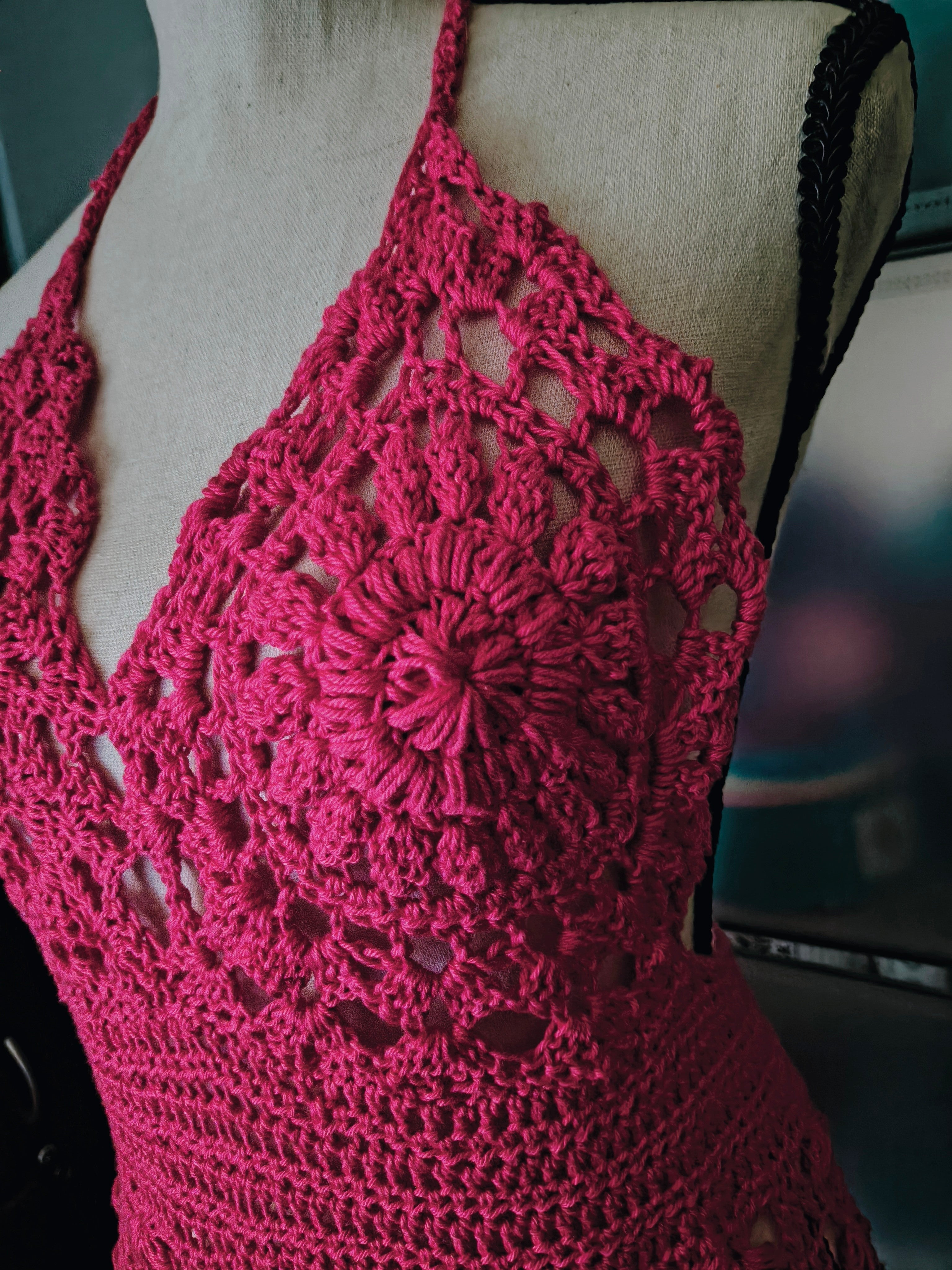 Lotus Blossom Top Crochet PATTERN (PDF)