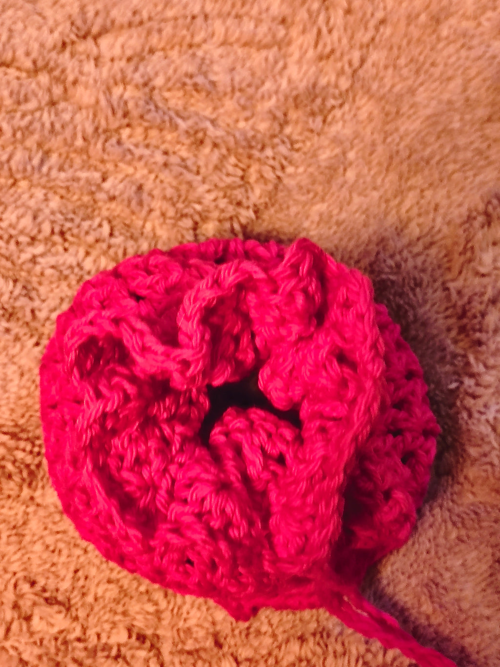Crochet Drawstring Pouch | Small Cotton Makeup Bag | Jewelry Pouch | Handmade Storage Bag