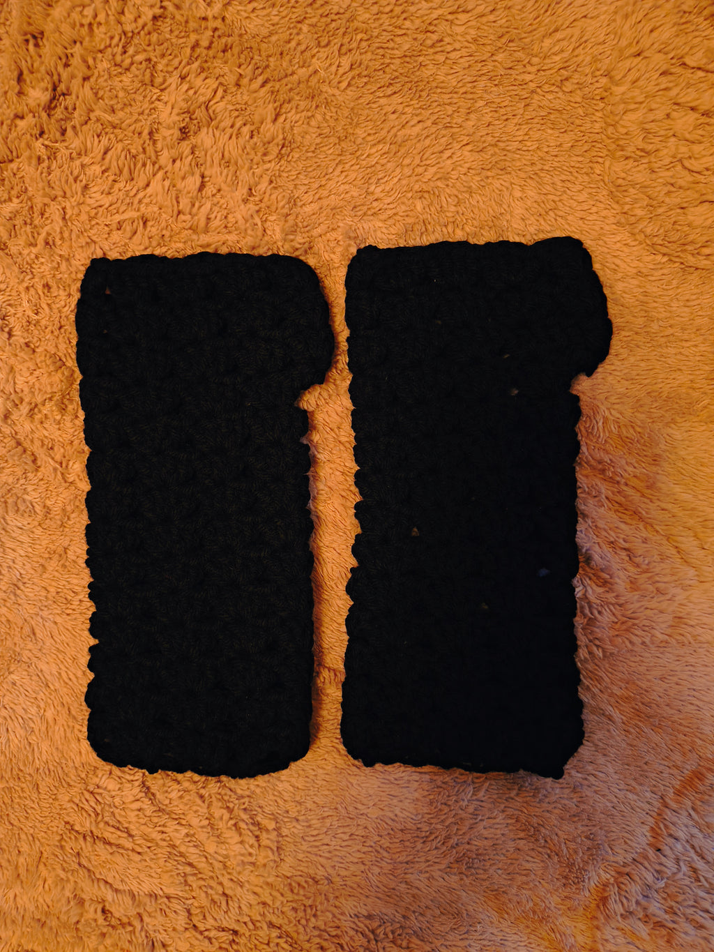 Crochet Fingerless Gloves | Black Wrist Warmers | Lightweight Hand Warmers | Handmade Everyday Gloves