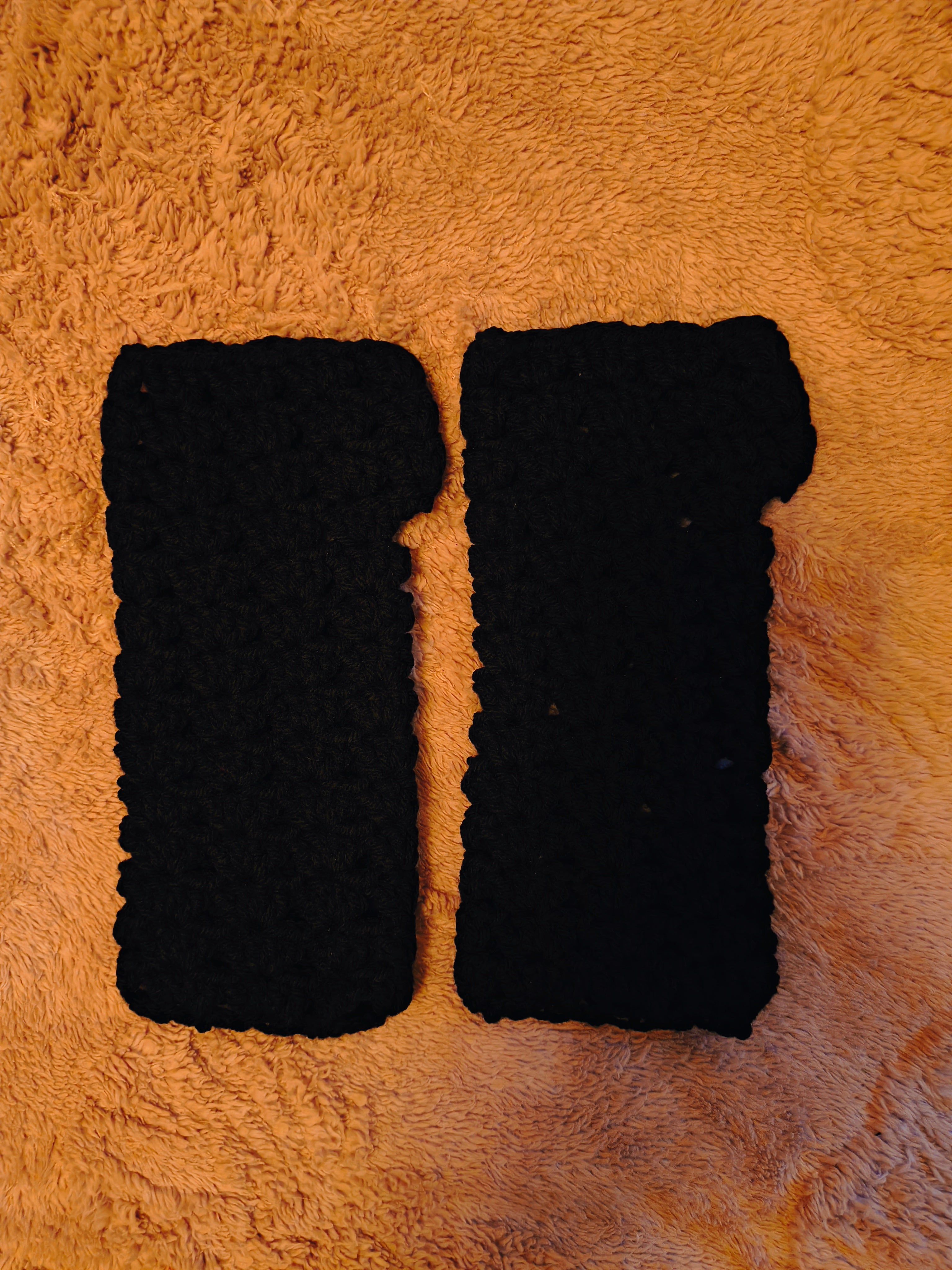 Crochet Fingerless Gloves | Black Wrist Warmers | Lightweight Hand Warmers | Handmade Everyday Gloves